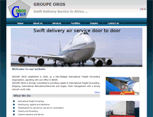Tablet Screenshot of groupeoros.com